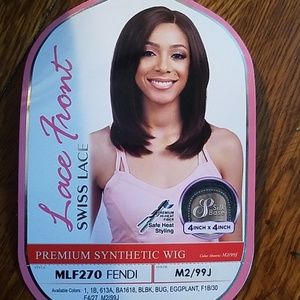 Bobbi Boss Fendi lace Front wig - color M2/99J